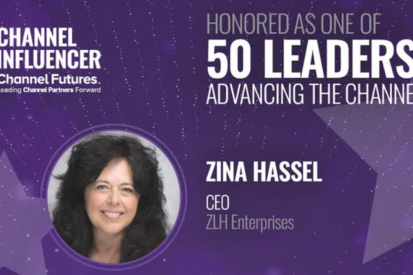 zina hassel, honored as one of the 50 leaders advancing the channel.